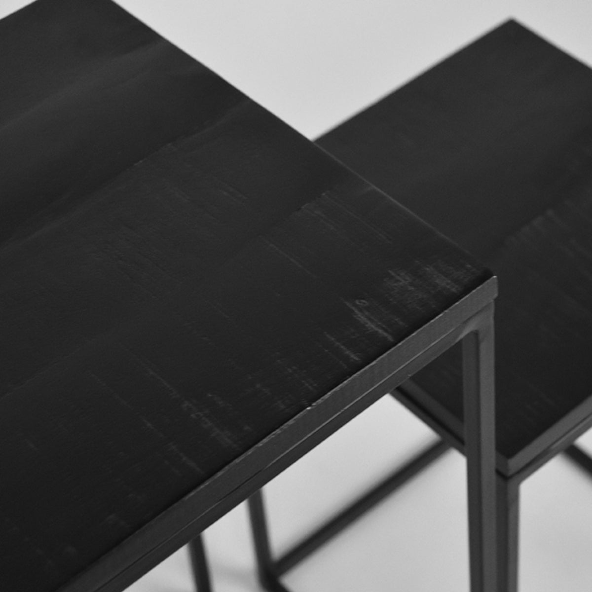 LABEL51 Bijzettafel Vintage – Massief Mangohout – Industrieel Design